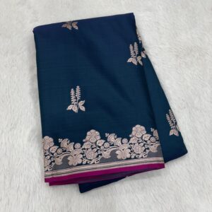 Royal Shade Mashru Satin Saree.