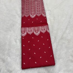 exquisite banarasi red mashru silk saree with handwoven zari work