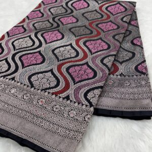 Black Katan Silk Banarasi Saree