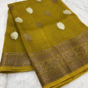 Pure Banarasi Organza Saree