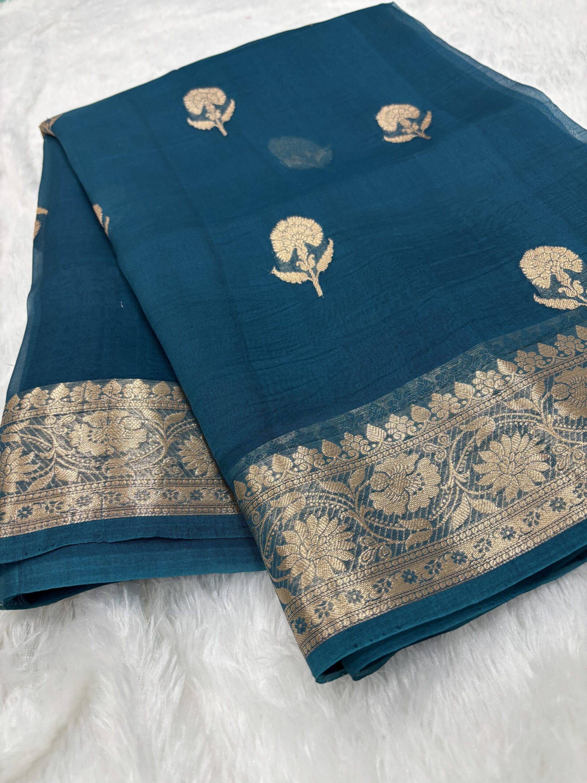Pure Banarasi Organza Saree