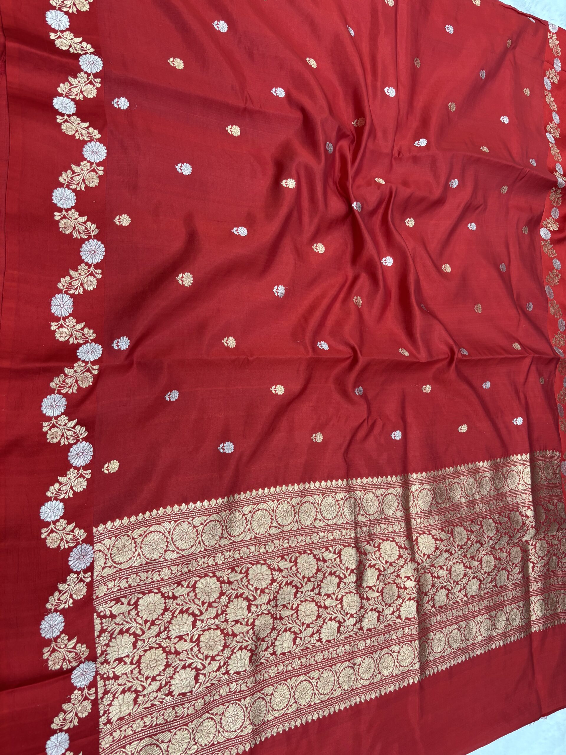 Pure Raw Mango Kadwa Saree - Image 5