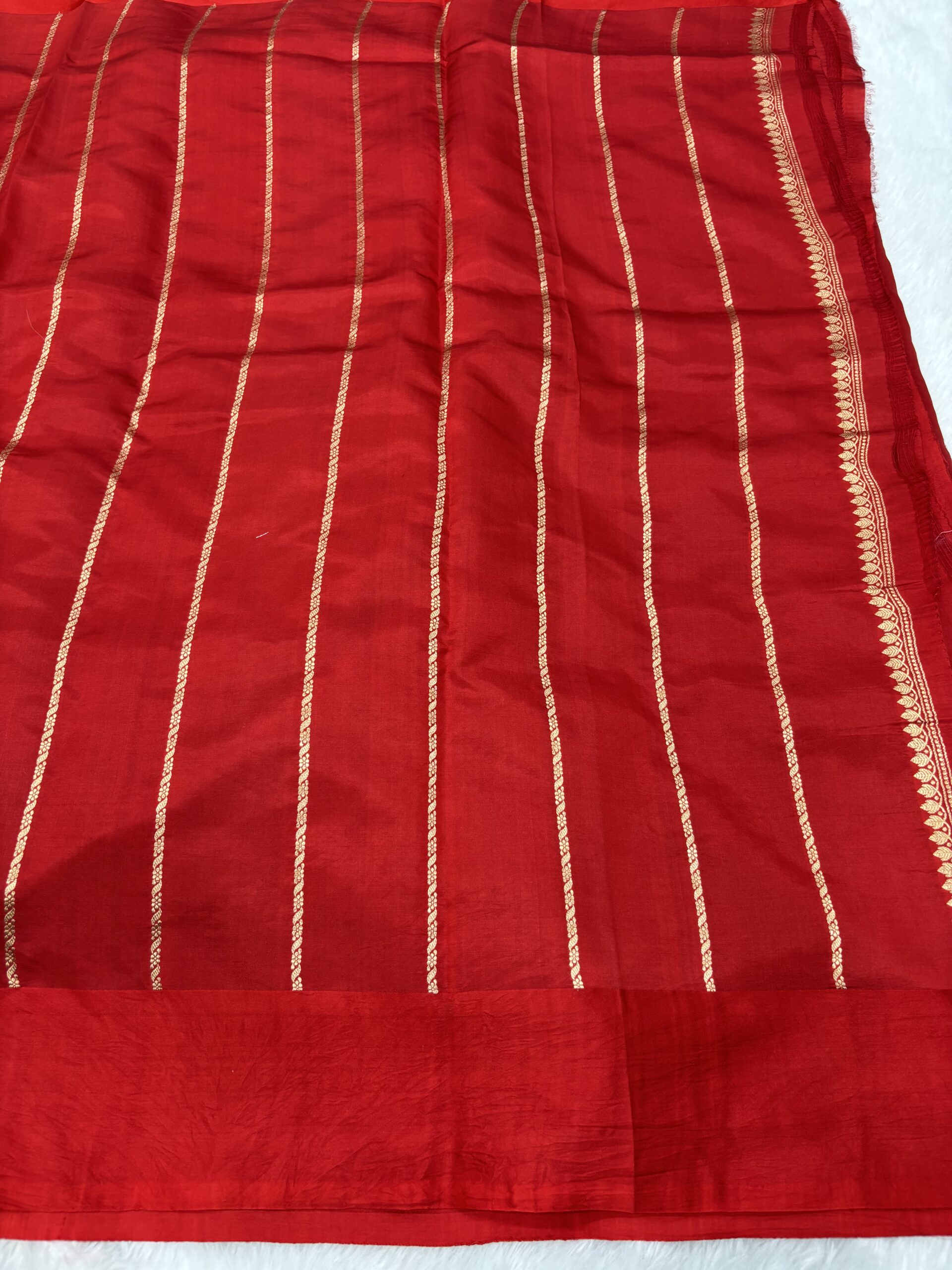 Pure Raw Mango Kadwa Saree - Image 6