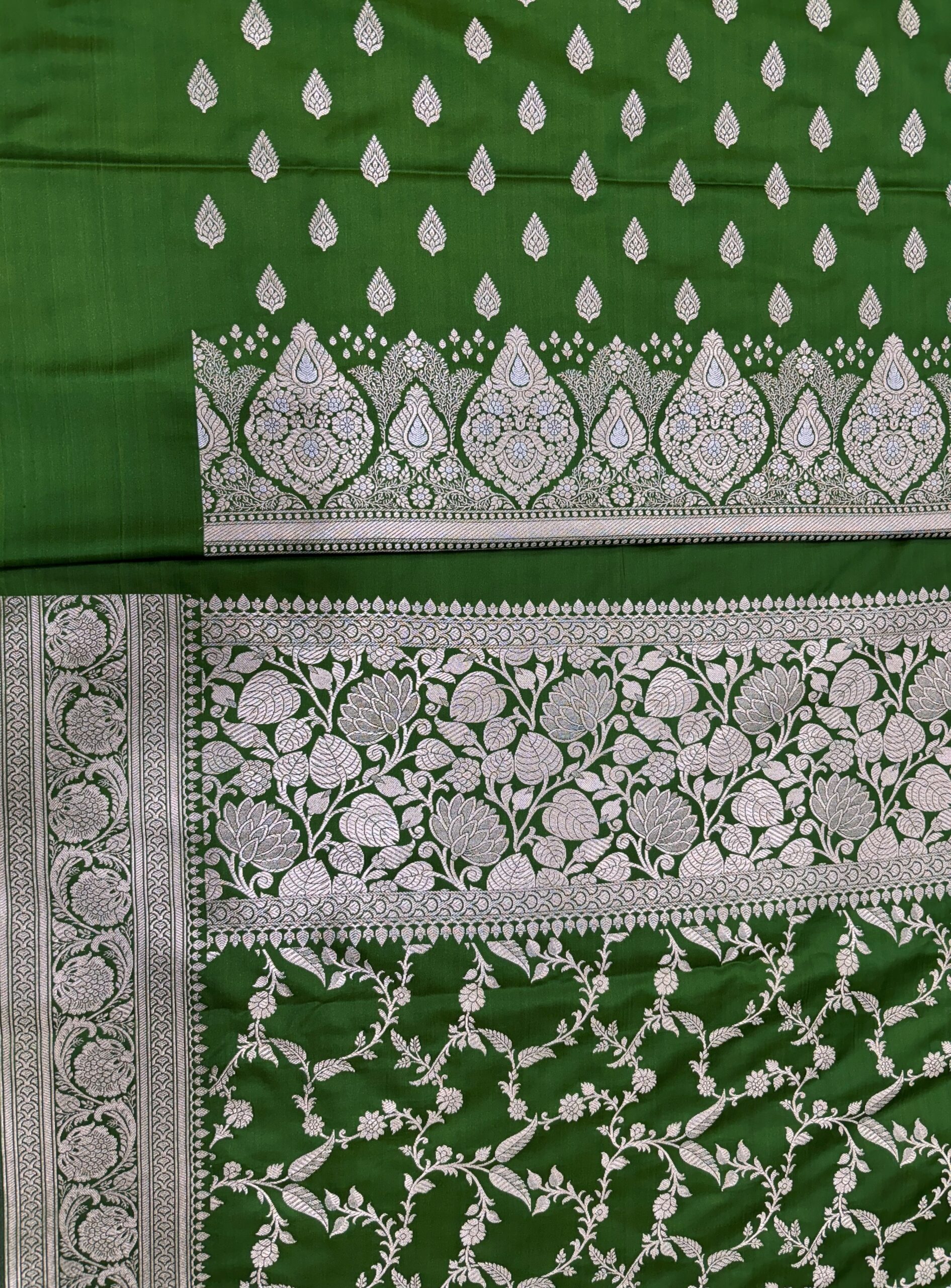 Exclusive Green Shade Mashru Banarasi Suit | Premium Collection - Image 2