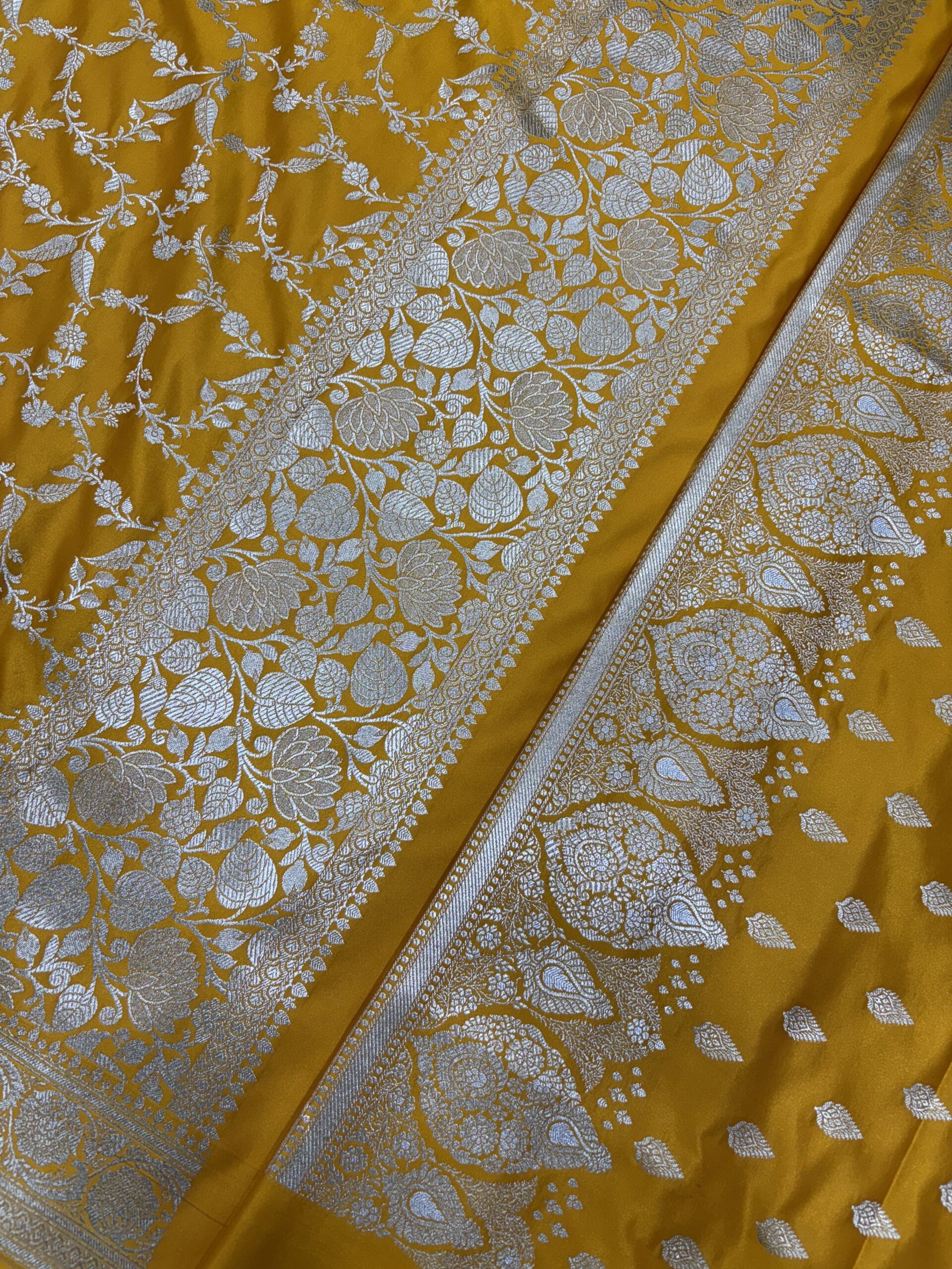 Exclusive Gold Shade Mashru Banarasi Suit | Premium Collection - Image 5