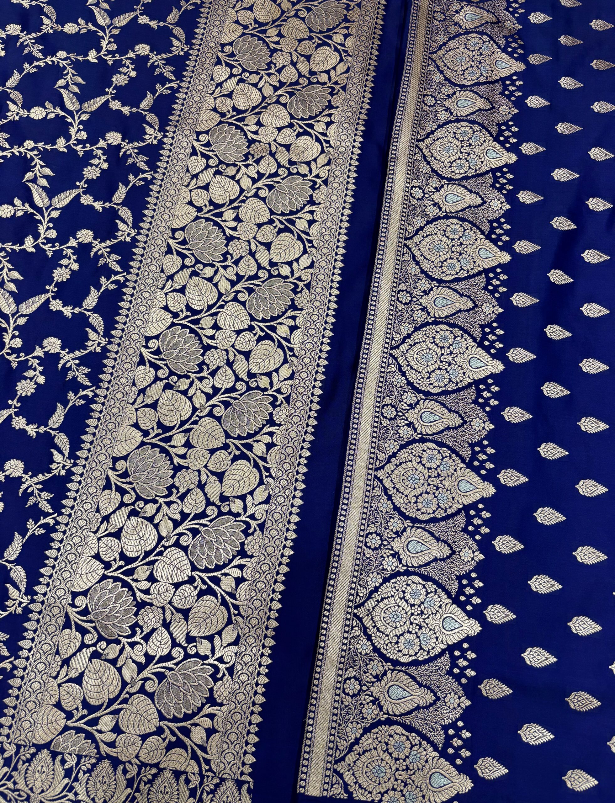 Exclusive Royal Blue Mashru Banarasi Suit | Premium Collection - Image 2