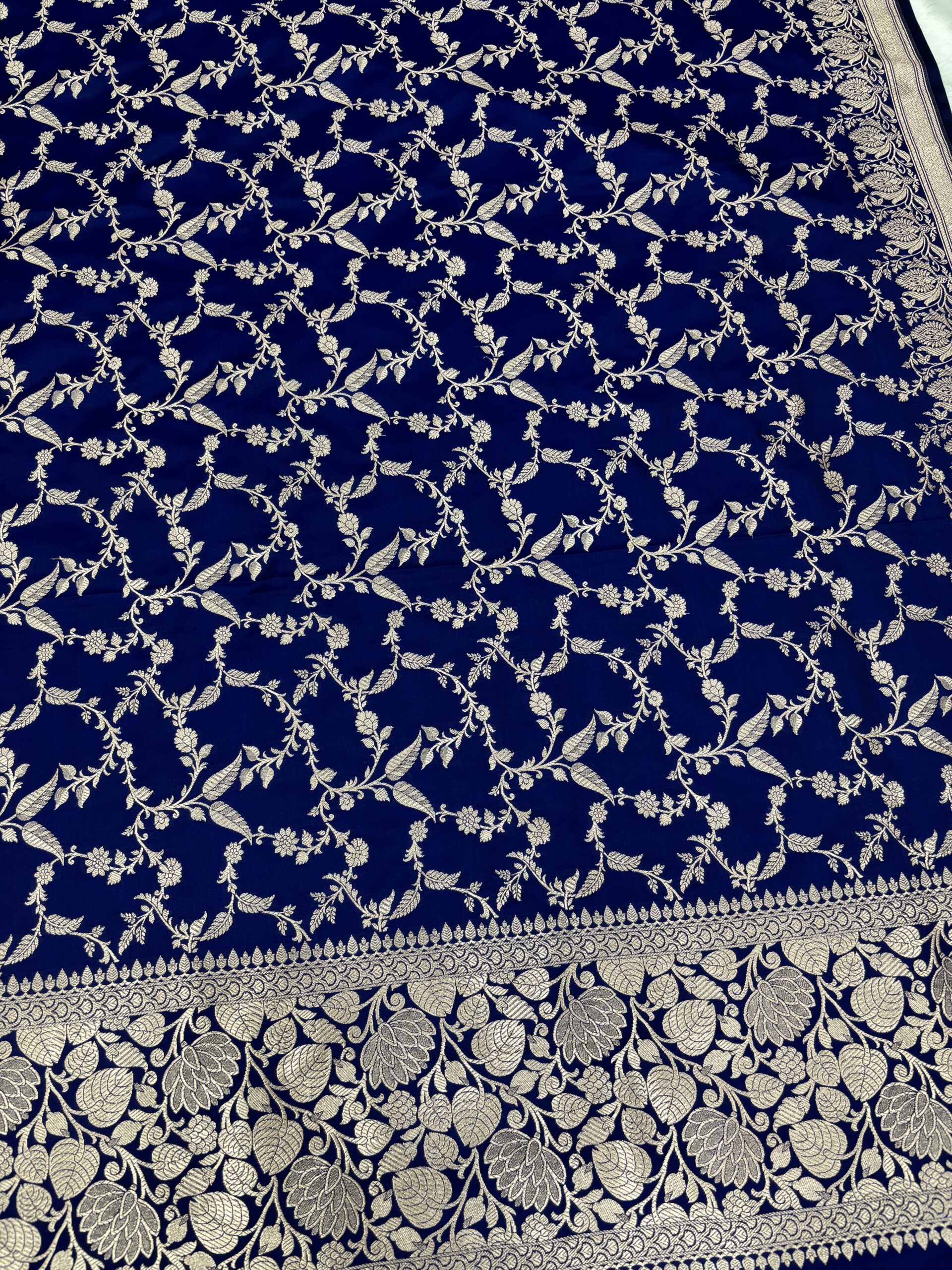 Exclusive Royal Blue Mashru Banarasi Suit | Premium Collection - Image 4