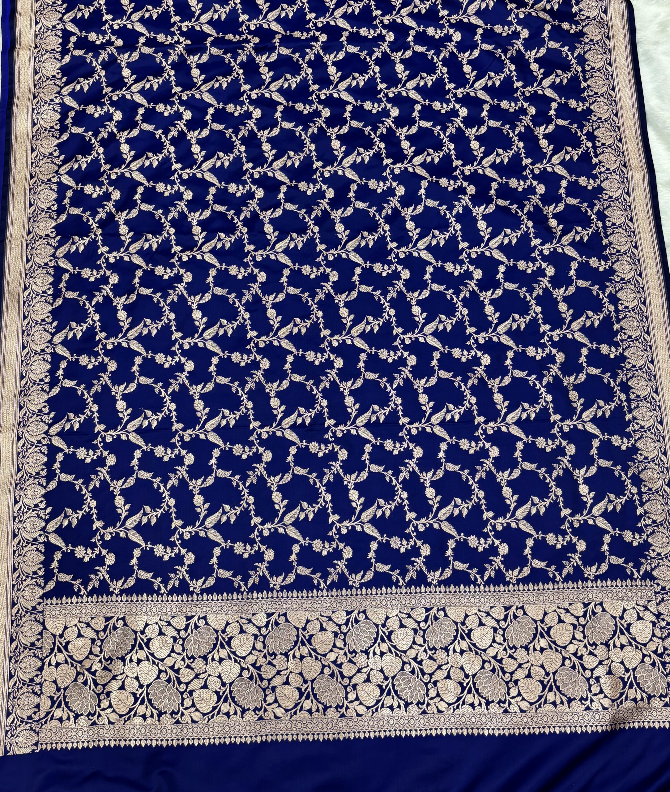 Exclusive Royal Blue Mashru Banarasi Suit | Premium Collection - Image 5