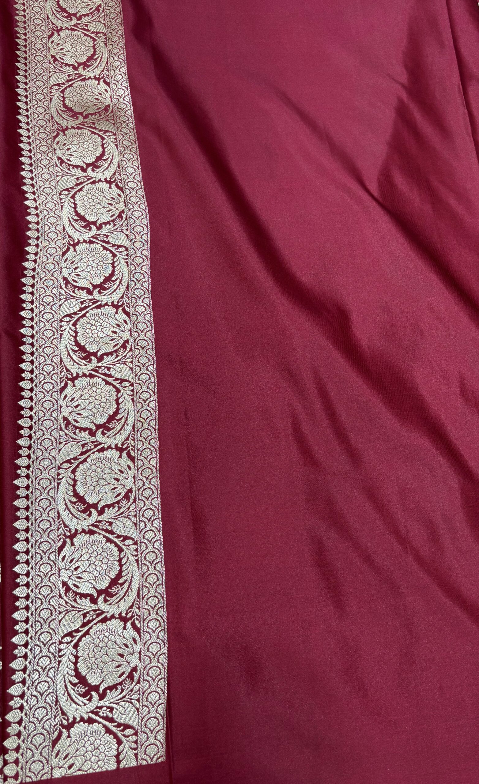 Exclusive Dark Red Mashru Banarasi Suit | Premium Collection - Image 6