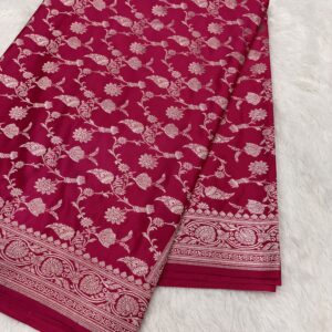 Rani Mashru Silk Banarasi Saree
